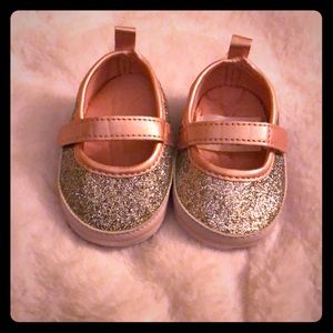 Newborn Girl Bedazzled Shoes